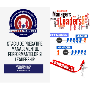 16. Stagiu de Pregatire. Managementul Performantelor si Leadership